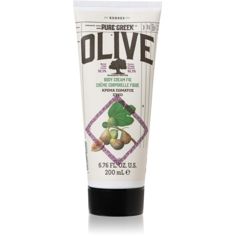 Korres Pure Greek Olive & Fig hidratáló testápoló tej 200 ml