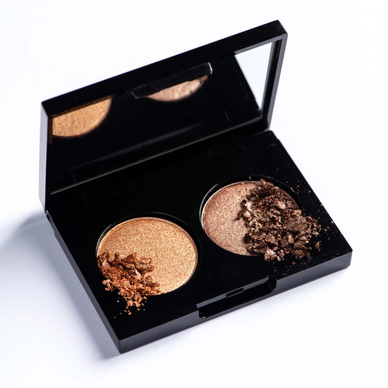 Korres Volcanic Minerals duo eye shadow shade 28 Golden Amber 3 g