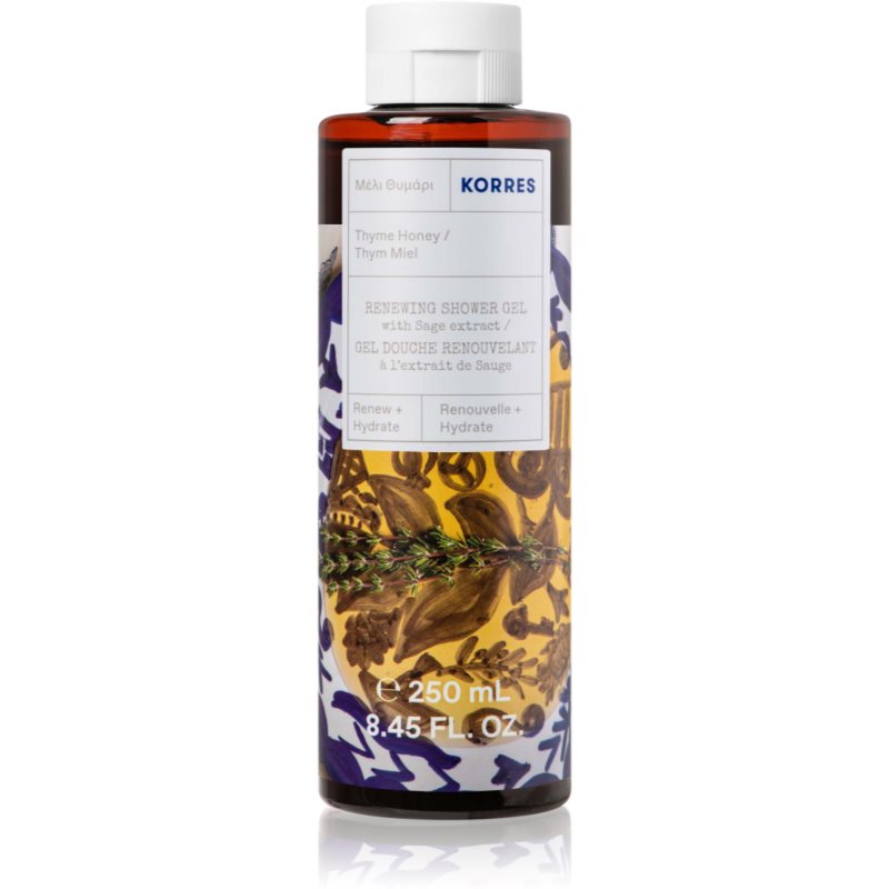 E-shop Korres Thyme & Honey jemný sprchový gel 250 ml