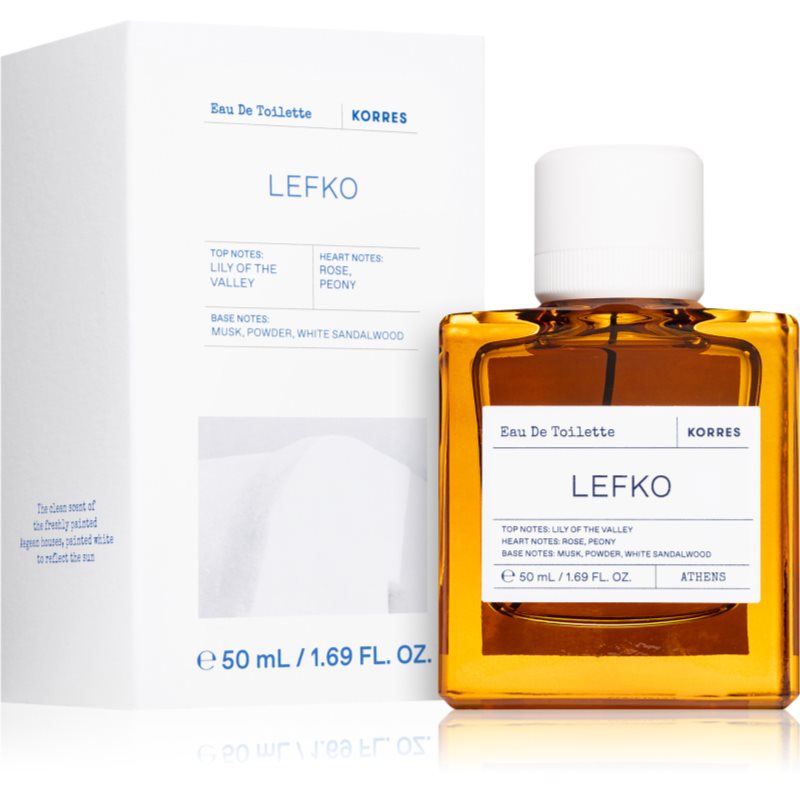 Korres Lefko Eau De Toilette Mixte 50 Ml