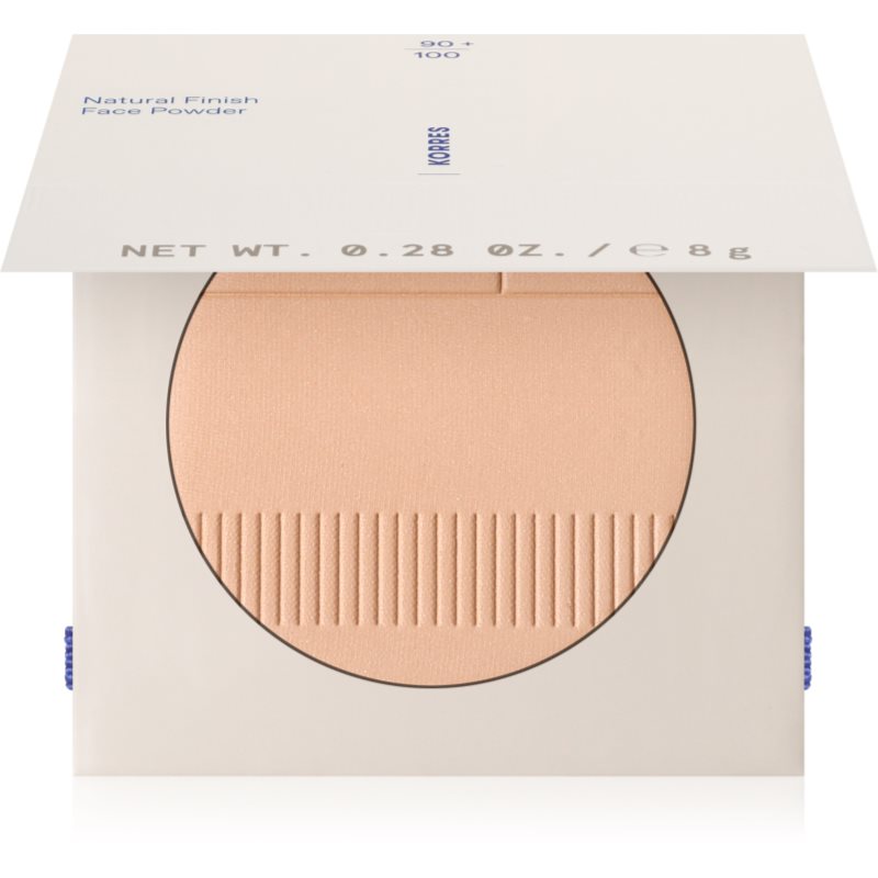 Korres Natural Finish sjednocující kompaktní pudr odstín 02 Medium 8 g