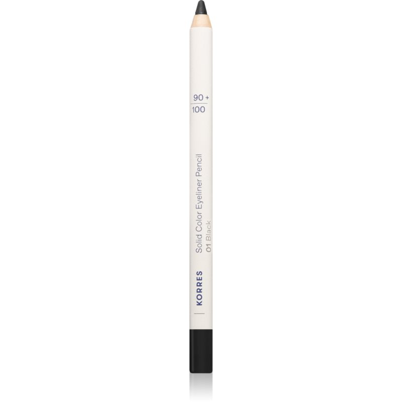 Korres Solid Color Eyeliner Pencil krémová tužka na oči odstín Black 1.2 g