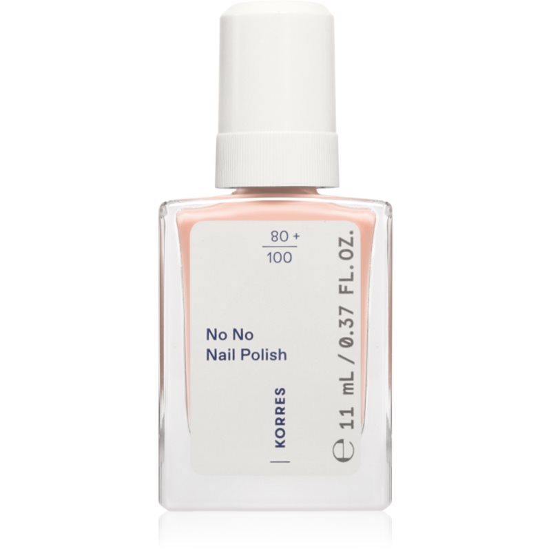 Korres No No Nail Polish pflegender Nagellack Farbton 20 Peach Blush 11 ml