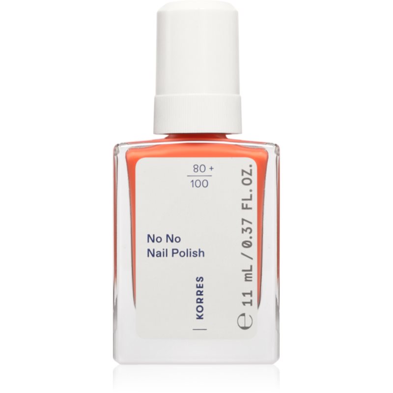 Korres No No Nail Polish pflegender Nagellack Farbton 43 Summer Peach 11 ml