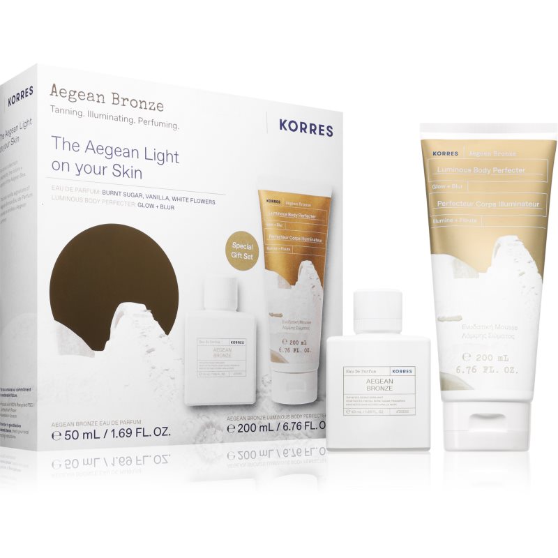 Korres Aegean Bronze gift set for women