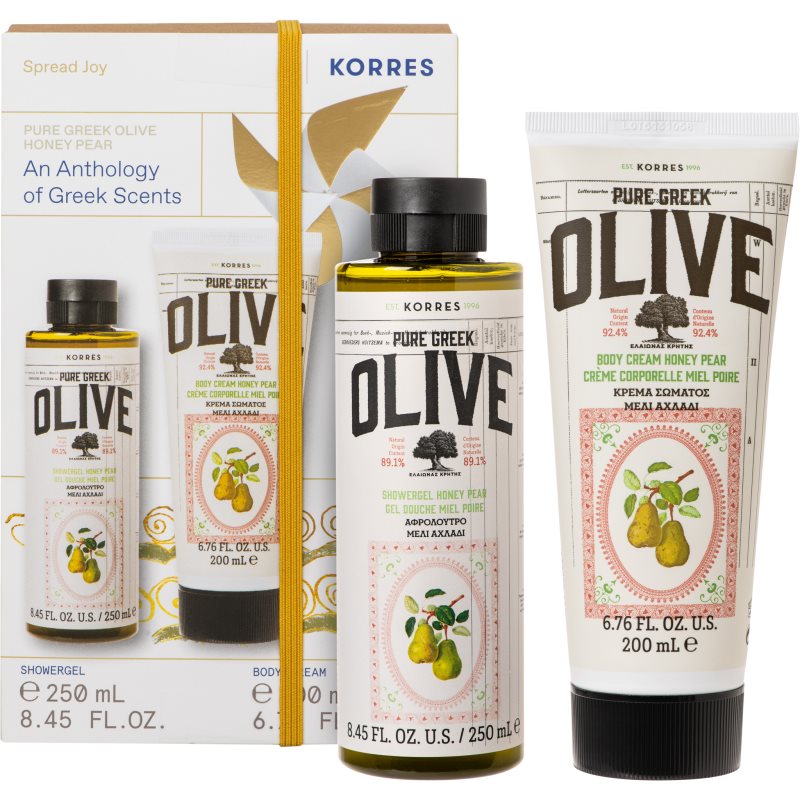 Korres Pure Greek Olive & Honey Pear dárková sada pro ženy