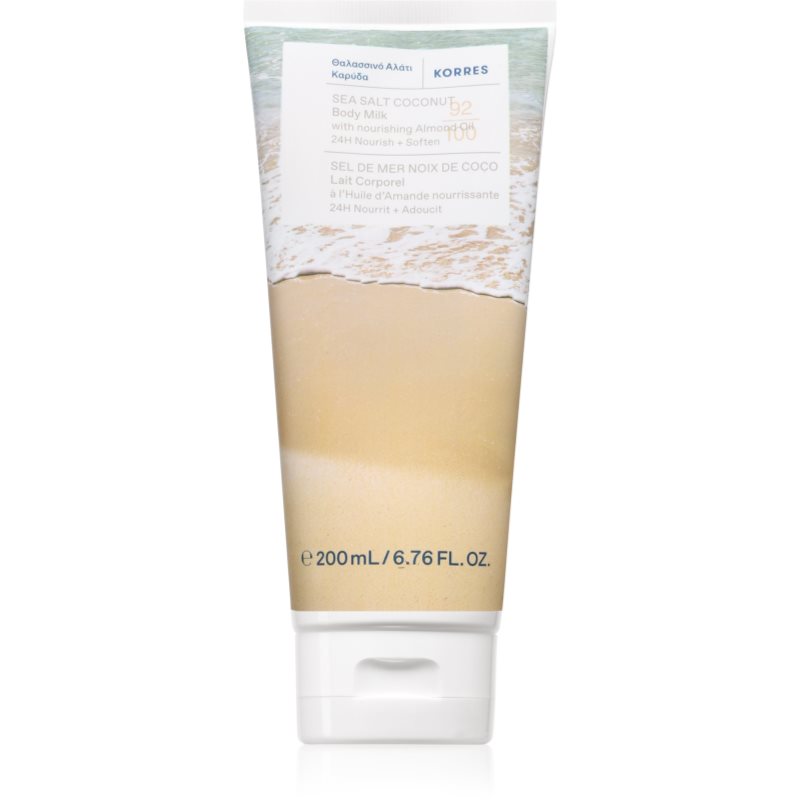 Korres Korres Sea Salt Coconut hidratáló testápoló tej kókuszzal 200 ml