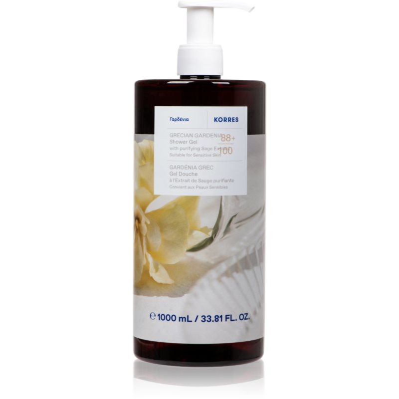Korres Grecian Gardenia pielęgnacyjny żel pod prysznic 1000 ml