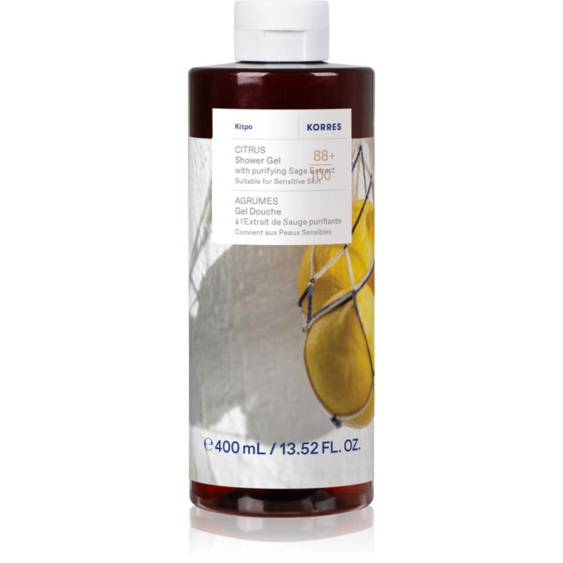 Korres Citrus gel de ducha estimulante 400 ml