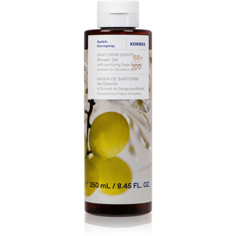 Korres Santorini Grape revitalizujúci sprchový gél 250 ml