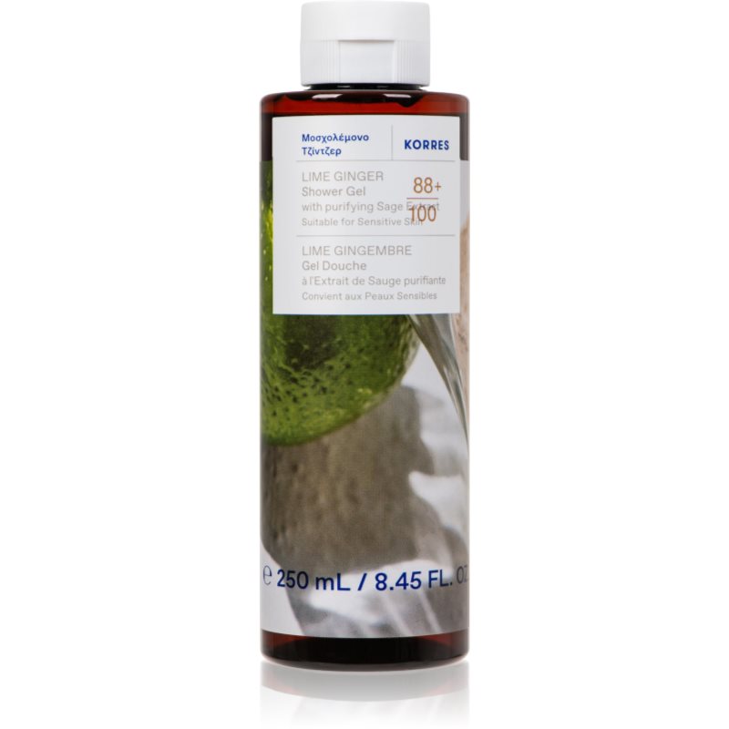 Korres Ginger Lime hydratačný sprchový gél 250 ml