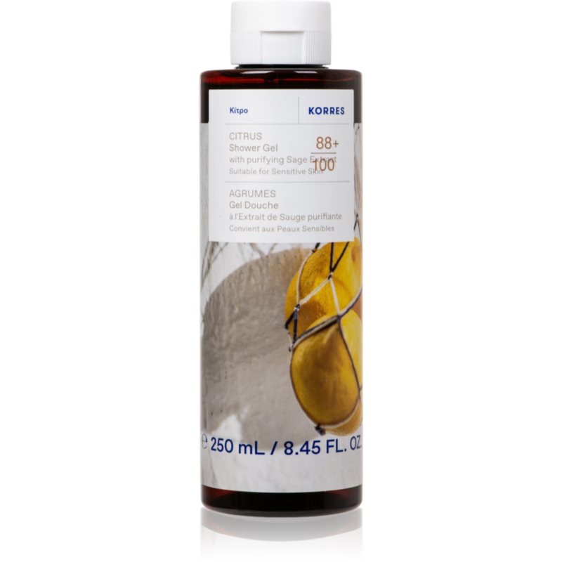 Korres Citrus energizujúci sprchový gél 250 ml