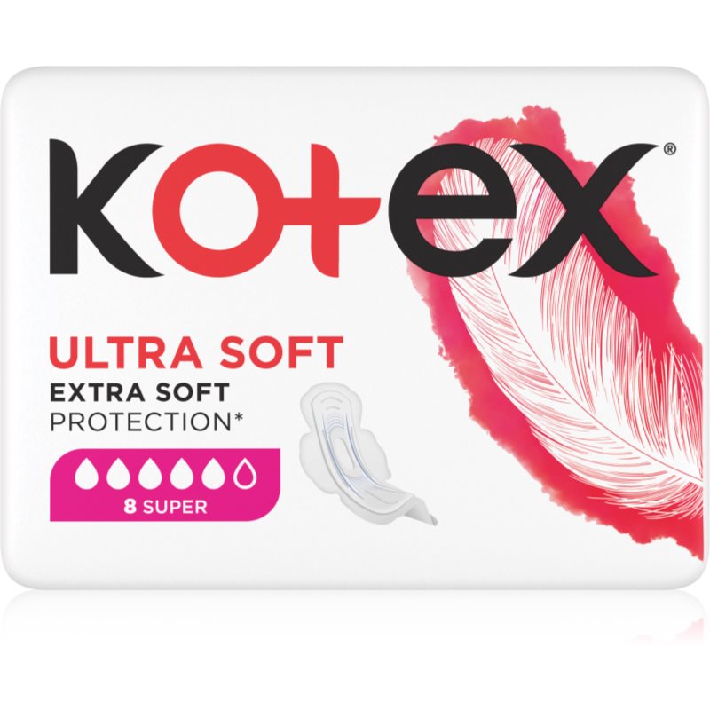 Kotex Ultra Soft Super sanitary towels 8 pc
