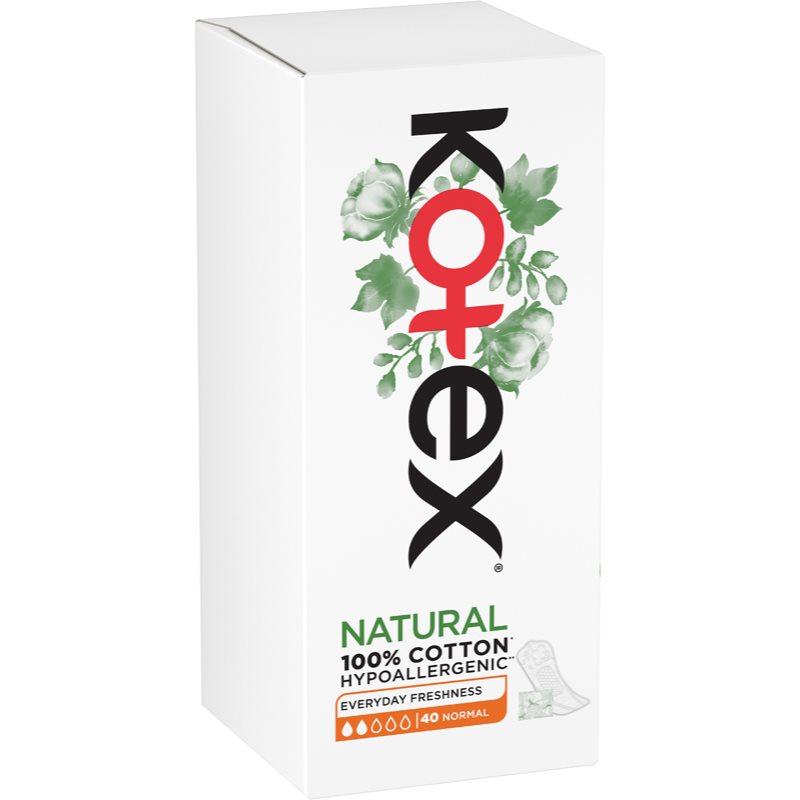 Kotex Natural Normal Everyday Freshness Liners щоденні прокладки 40 кс