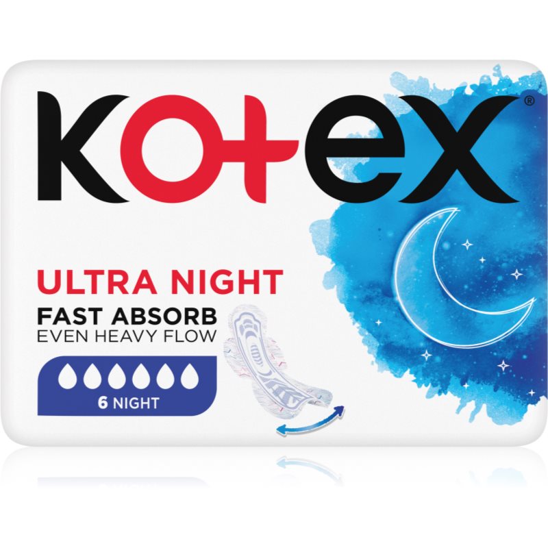 Kotex Ultra Night vložki 6 kos