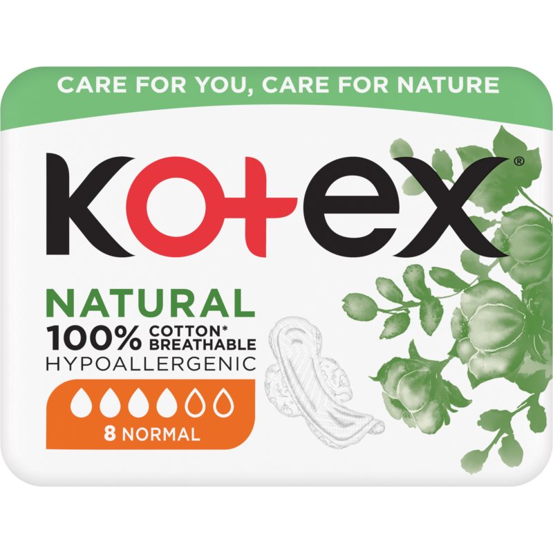 Kotex Natural Normal paketai 8 vnt.