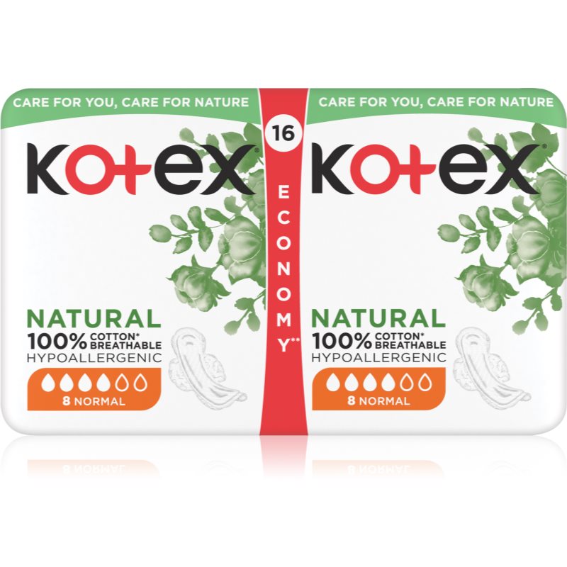 Kotex Natural Normal vložky 16 ks