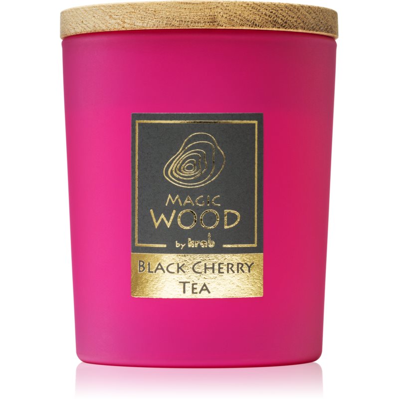 Krab Magic Wood Black Cherry Tea illatgyertya 300 g