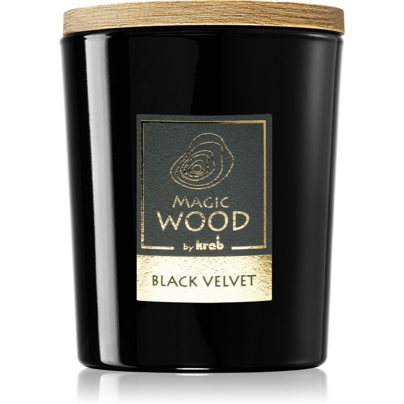 Krab Magic Wood Black Velvet mirisna svijeća 300 g