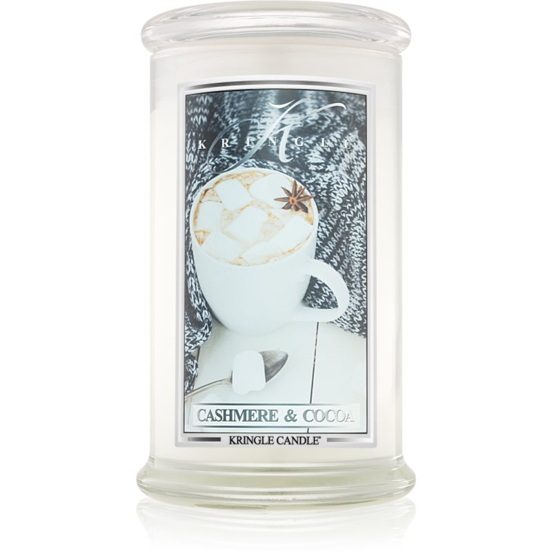 Kringle Candle Cashmere & Cocoa vonná svíčka 624 g