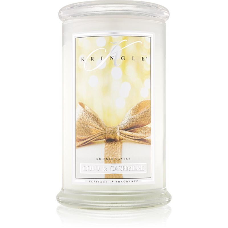 

Kringle Candle Gold & Cashmere ароматизована свічка