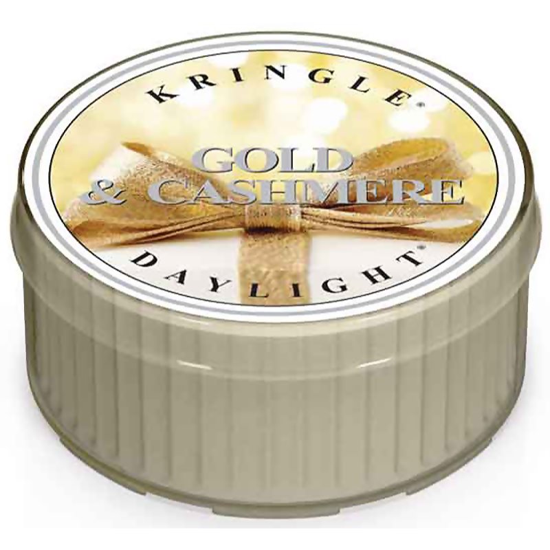Kringle Candle Gold & Cashmere čajová svíčka 42 g