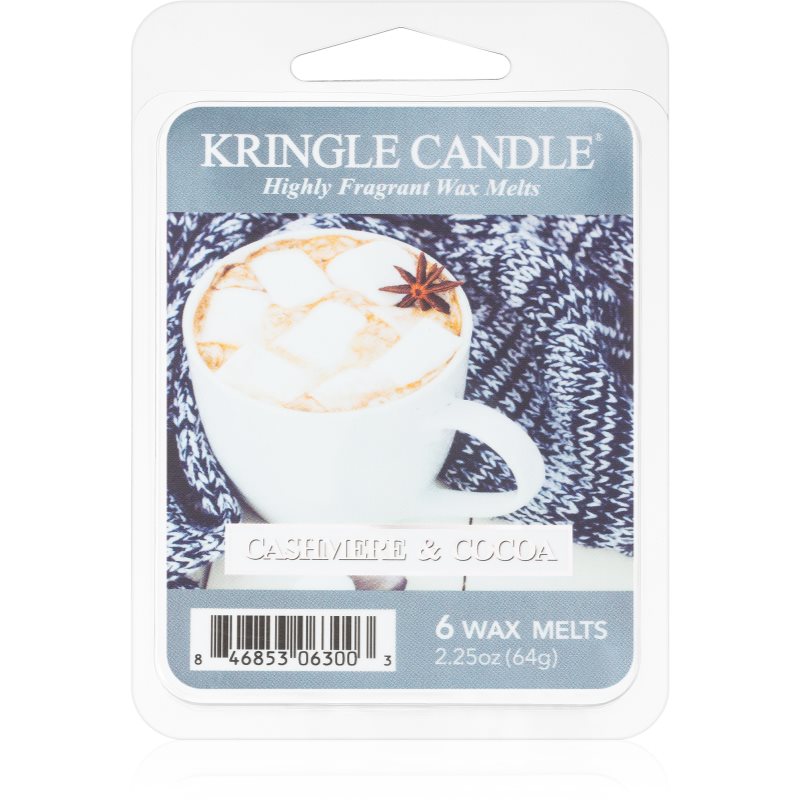 Kringle Candle Cashmere & Cocoa vosek za aroma lučko 64 g