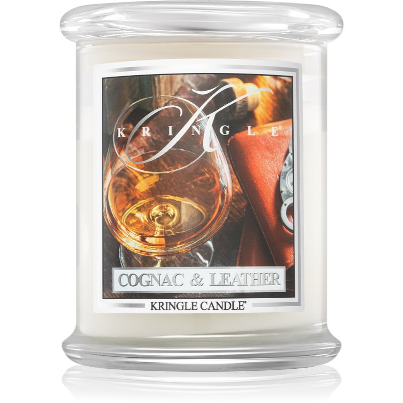 Kringle Candle Brandy & Leather Aроматична свічка 411 гр