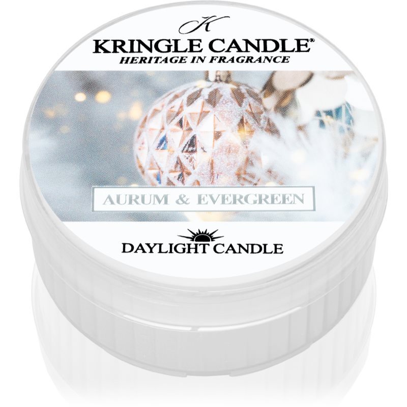 Kringle Candle Aurum & Evergreen arbatinė žvakė 42 g