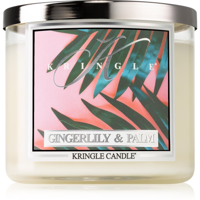 Kringle Candle Gingerlily & Palm Scented Candle 411 G