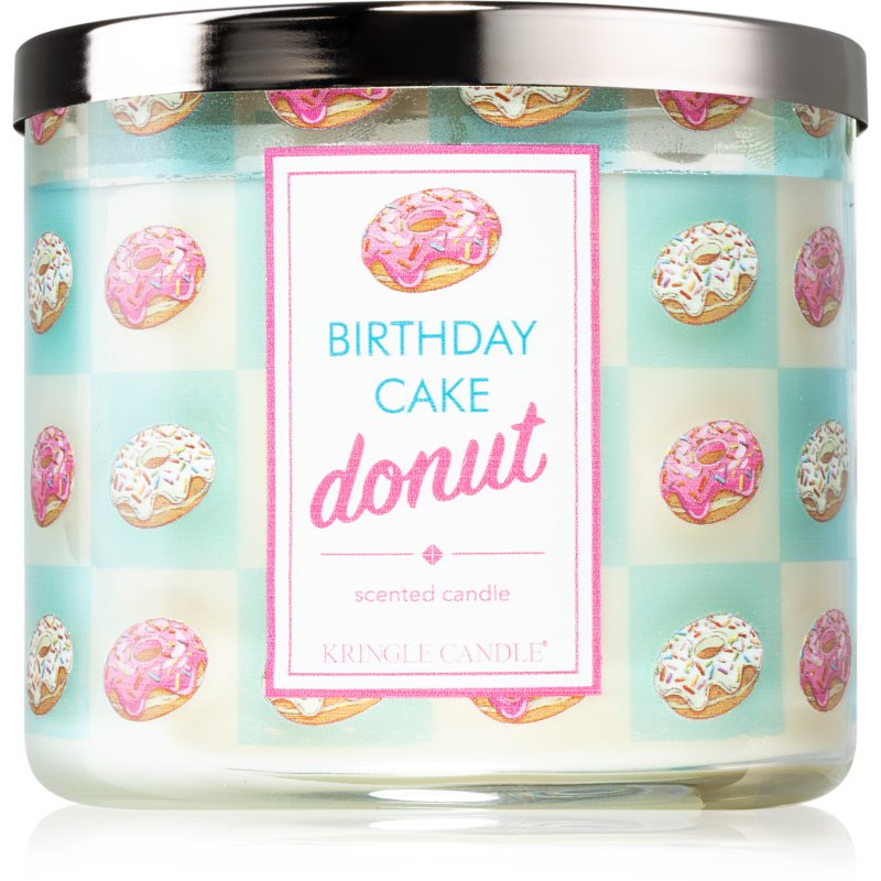 Kringle Candle Birthday Cake Donut kvapioji žvakė 411 g