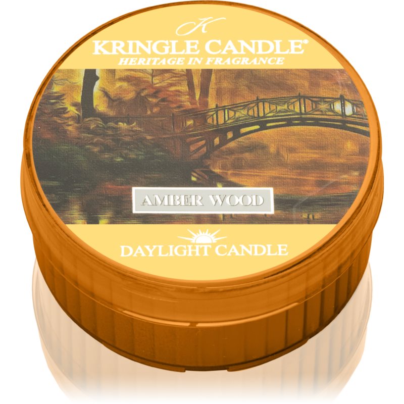 Kringle Candle Amber Wood arbatinė žvakė 42 g
