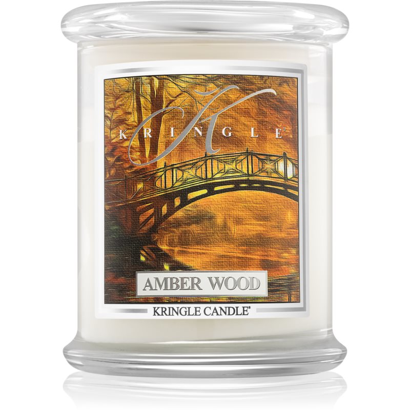 Kringle Candle Amber Wood kvapioji žvakė 411 g