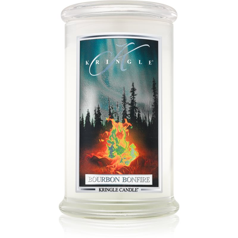 Kringle Candle Bourbon Bonfire scented candle 624 g
