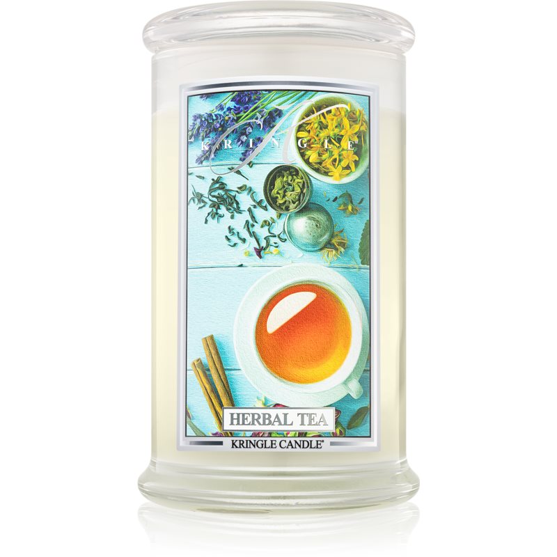 Kringle Candle Herbal Tea dišeča sveča 624 g