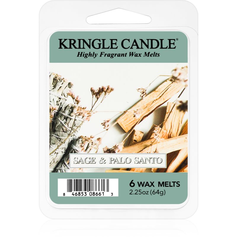 Kringle Candle Sage & Palo Santo vosek za aroma lučko 64 g