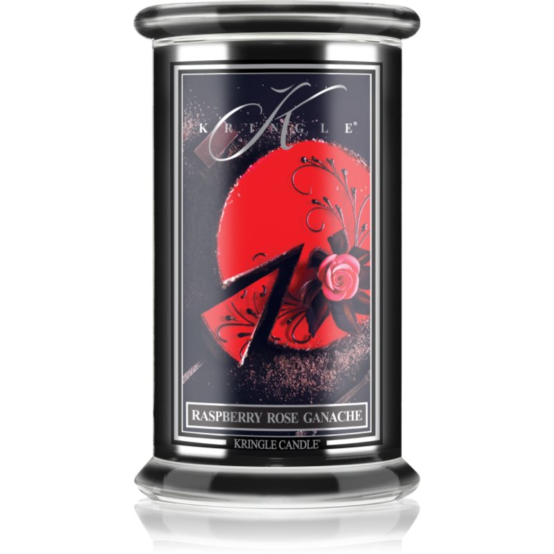 Kringle Candle Reserve Raspberry Rose Ganache vela perfumada 623 g
