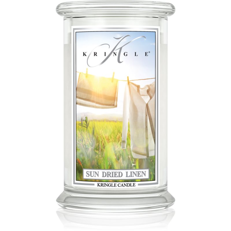 Kringle Candle Classic Sun Dried Linen candela profumata 623 g