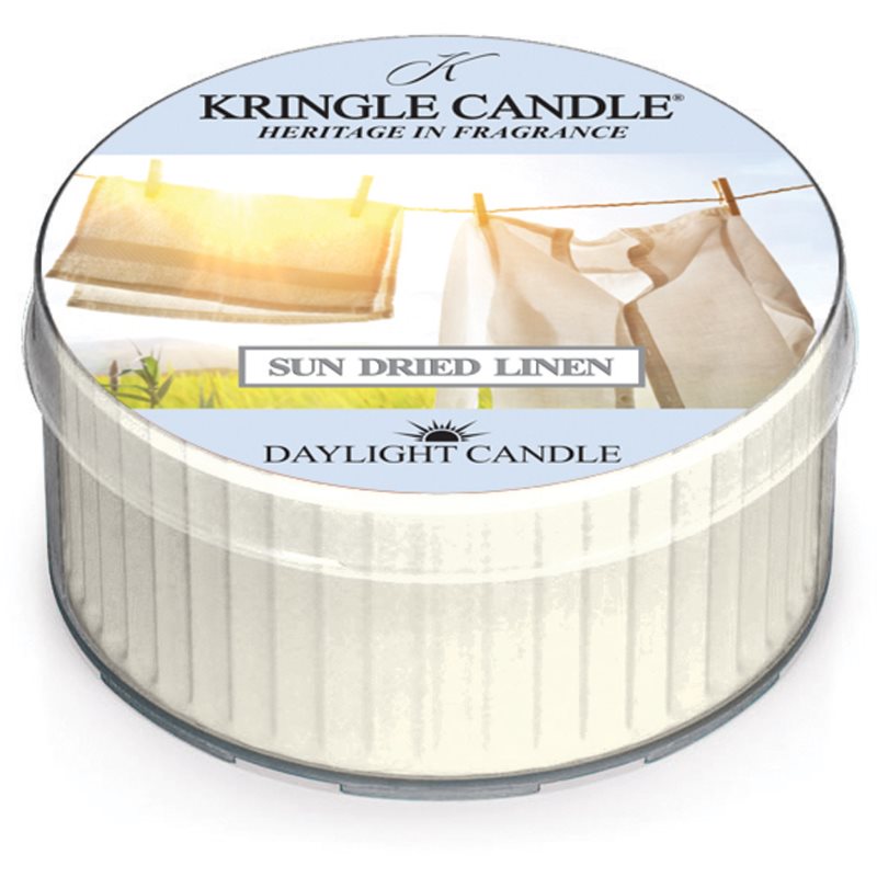 Kringle Candle Sun Dried Linen candela scaldavivande 42 g