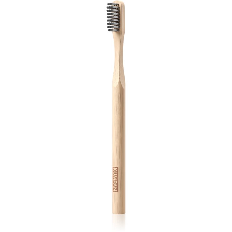 KUMPAN ASCH01 bambukinis dantų šepetėlis su aktyvintosiomis anglimis Soft 1 vnt.