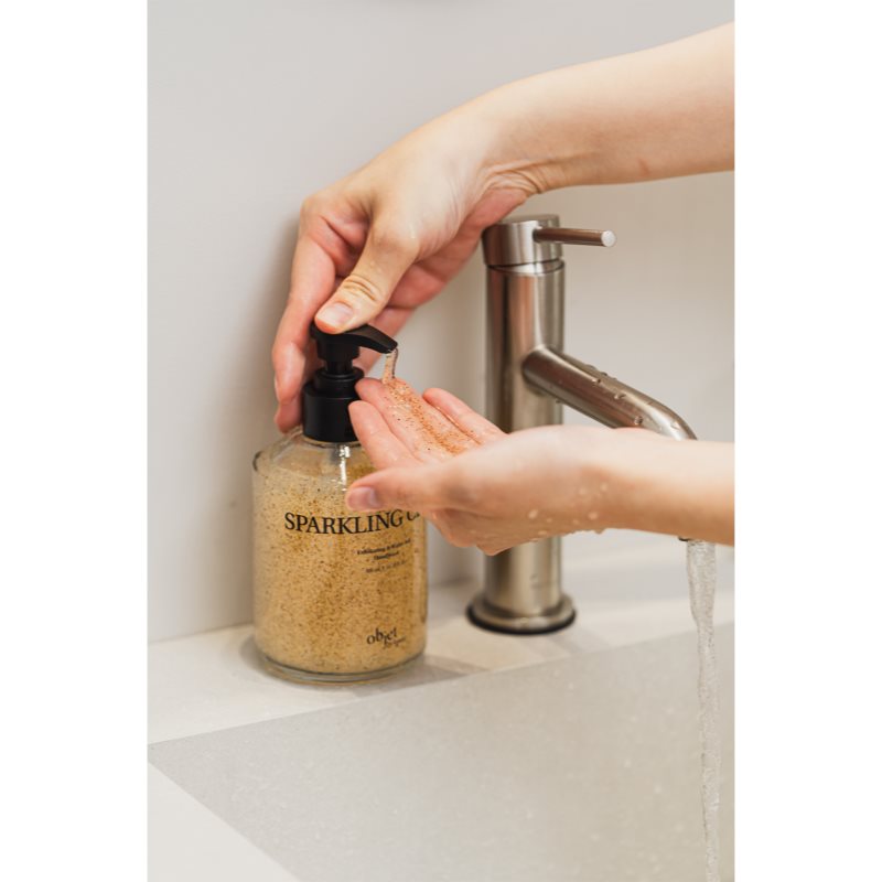 KUNDAL Objet Exfoliating & Waterfull Hand Wash pečující tekuté mýdlo na ruce s exfoliačním účinkem s vůní Sparkling Citrus 380 ml (obrázek 2)