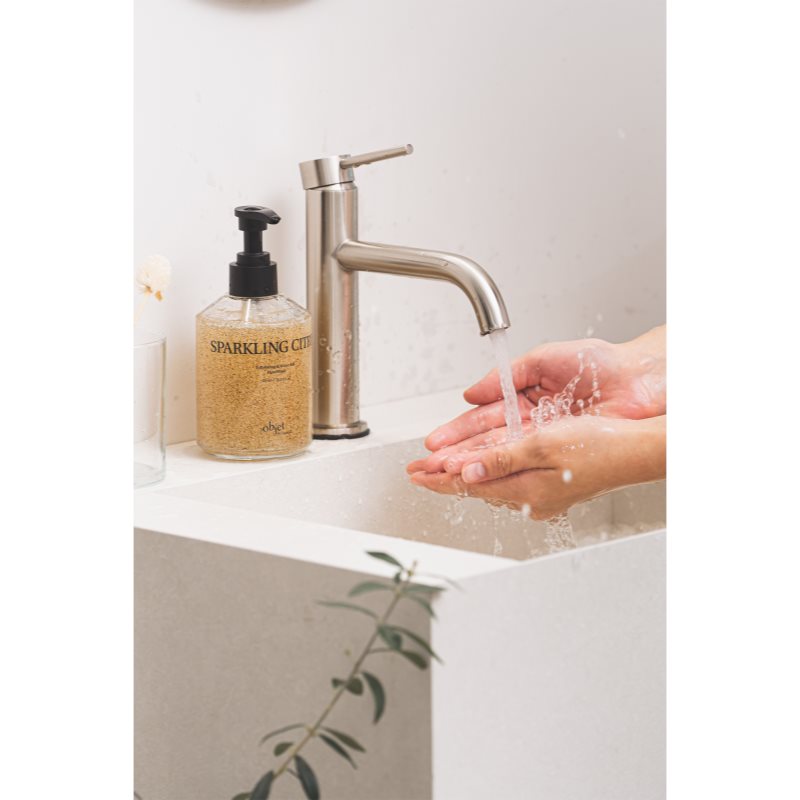 KUNDAL Objet Exfoliating & Waterfull Hand Wash pečující tekuté mýdlo na ruce s exfoliačním účinkem s vůní Sparkling Citrus 380 ml (obrázek 3)