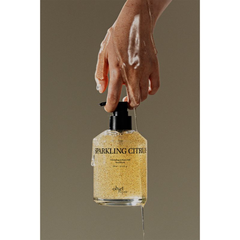 KUNDAL Objet Exfoliating & Waterfull Hand Wash pečující tekuté mýdlo na ruce s exfoliačním účinkem s vůní Sparkling Citrus 380 ml (obrázek 4)