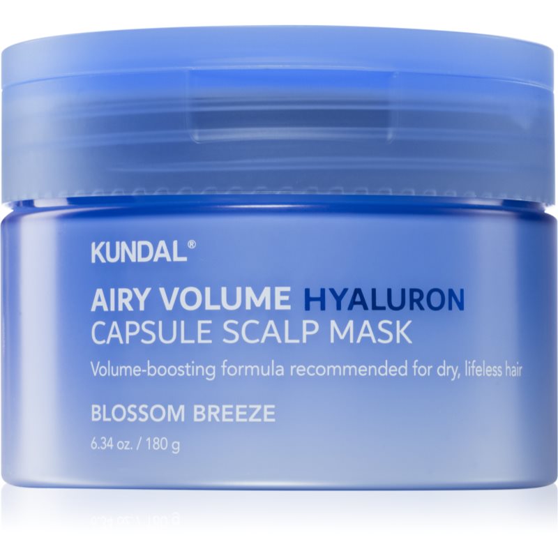KUNDAL Airy Volume Hyaluron Capsule Scalp Mask péče o pokožku hlavy pro objem vlasů 180 g