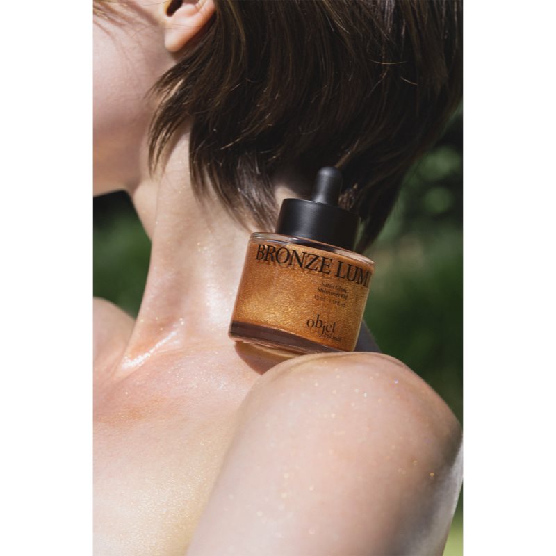 KUNDAL Objet Satin Glow Shimmer Oil Glitzeröl mit feuchtigkeitsspendender Wirkung Farbton Bronze Lumier 45 ml (Bild 5)