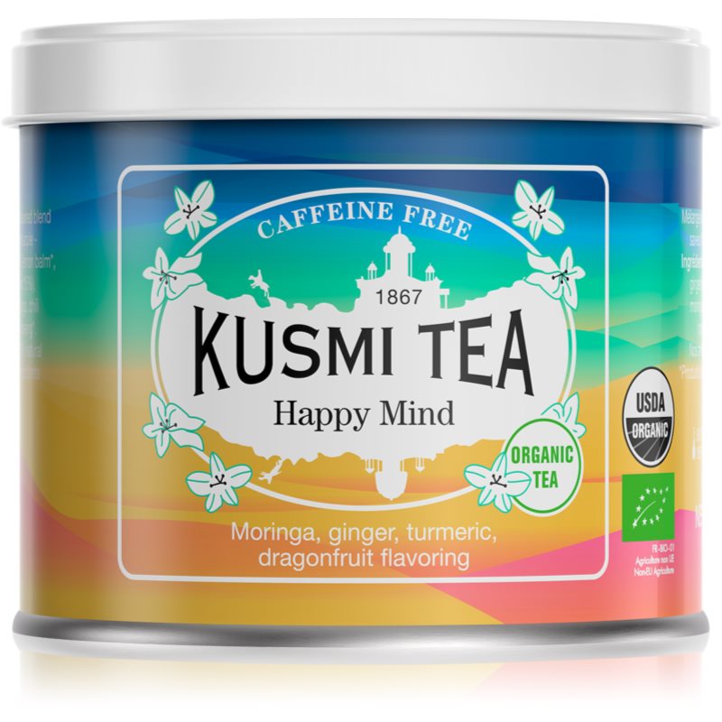 E-shop Kusmi Tea Happy Mind sypaný čaj v BIO kvalitě 100 g