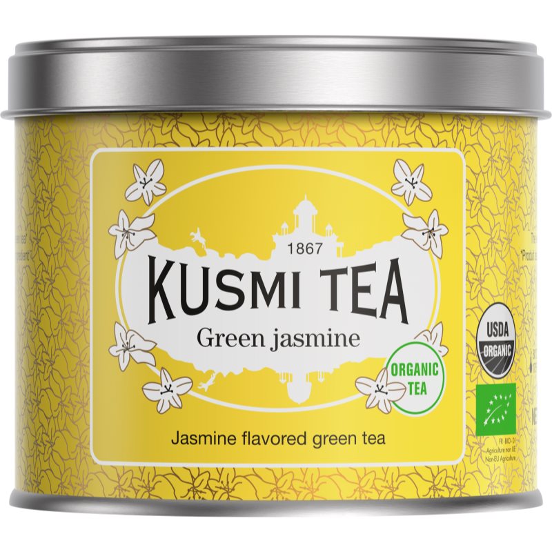 Kusmi Tea Green Jasmine sypaný čaj v BIO kvalitě 90 g