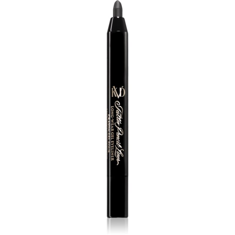 KVD Beauty Tattoo Pencil Liner voděodolná gelová tužka na oči mini odstín 10 Trooper Black 0.35 g