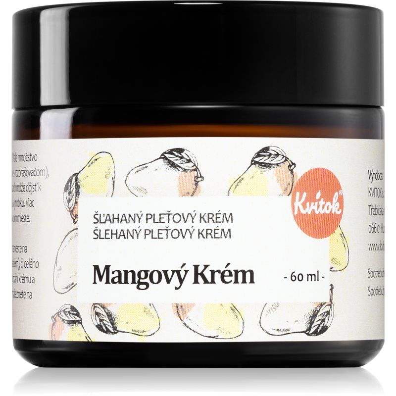 Kvitok Mangový krém jemný pleťový krém pre citlivú a suchú pleť 60 ml