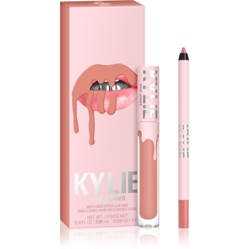 Kylie Cosmetics Jenner Matte Lip Kit Matt läppset Skugga 800 One Wish 2 st. female